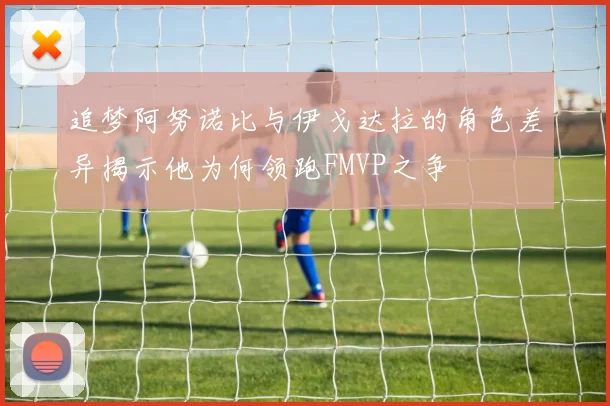 追梦阿努诺比与伊戈达拉的角色差异揭示他为何领跑FMVP之争
