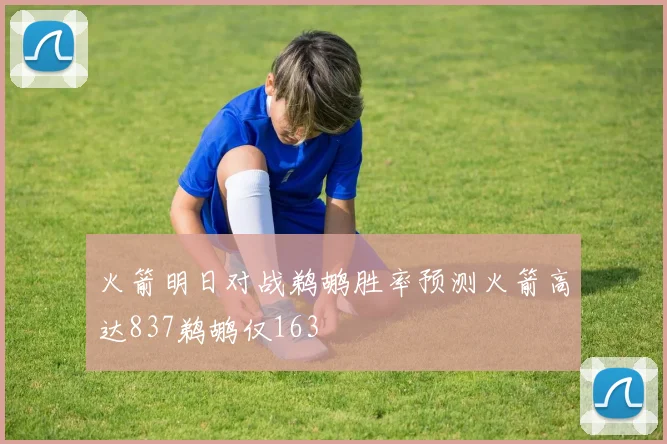 火箭明日对战鹈鹕胜率预测火箭高达837鹈鹕仅163
